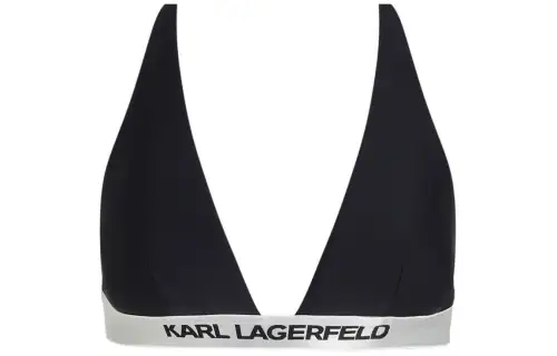 Karl Lagerfeld / Karl Lagerfeld Jeans logo-underband triangle bikini top