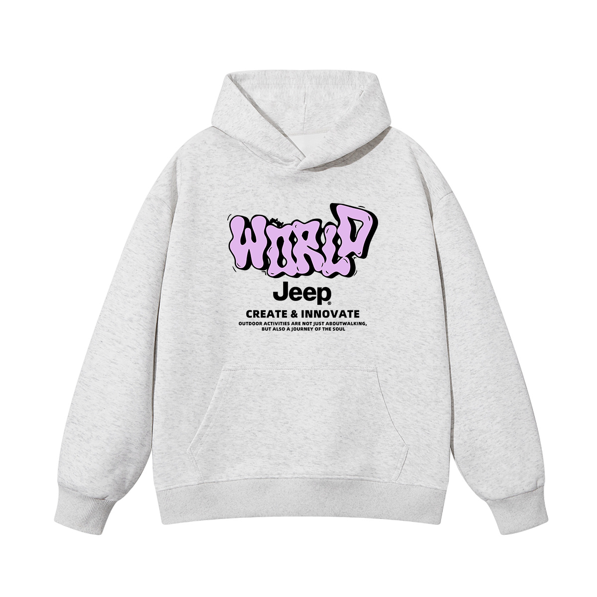 Худи Jeep (серый) — фото 5