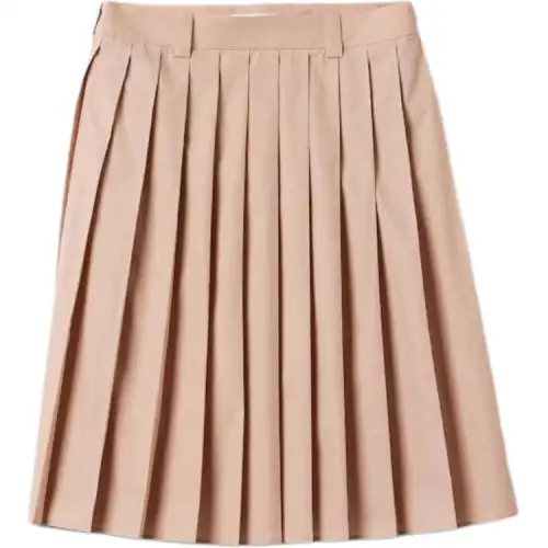 MIU MIU Casual Long Skirt Women's Cameo Brown