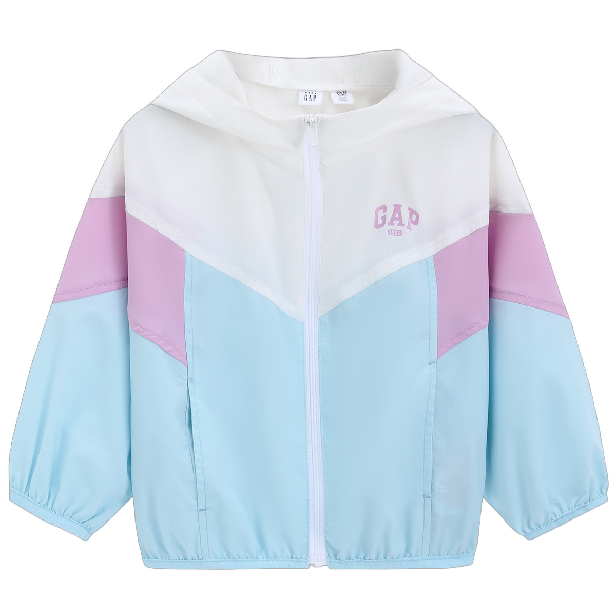 Детская куртка GAP Logo Colorblock (разноцветная)