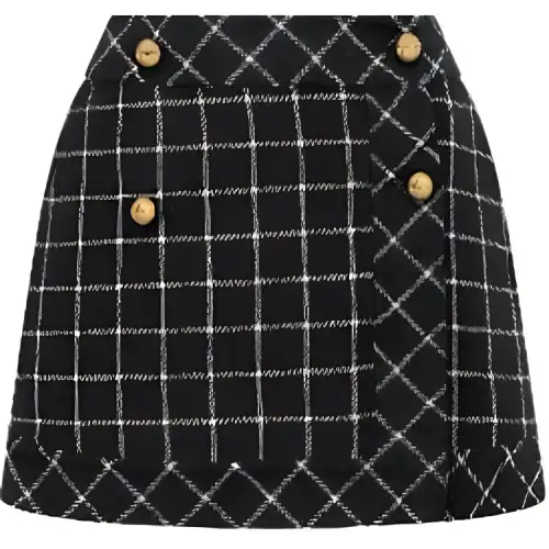 DIOR FW24 Casual Short Skirts Women's Black