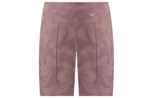 Nike Universa Women's Medium-Support High-Waisted 8' Camo Biker Shorts With Pockets