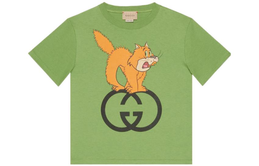 Футболка Gucci Саcartoon Print (белая)