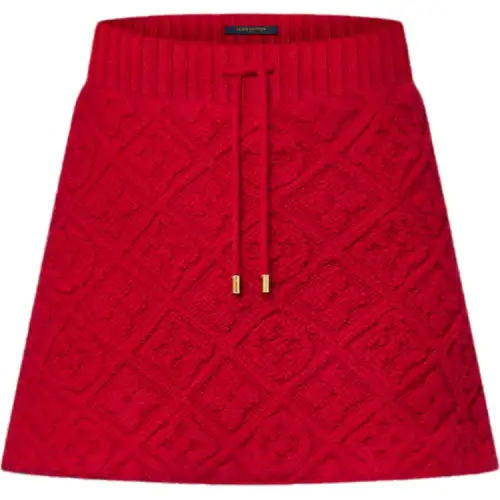 LOUIS VUITTON SS25 Casual Short Skirts Women's Red