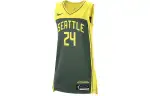 Nike Basketball Jerseys Women's Green V Neck Moderate