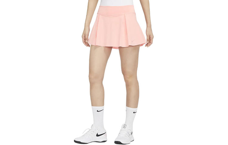 Женские штаны Nike Club Skirt logo (коралловые)