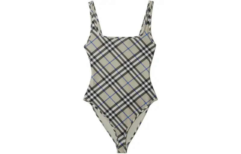 Burberry Check-pattern Swimsuit