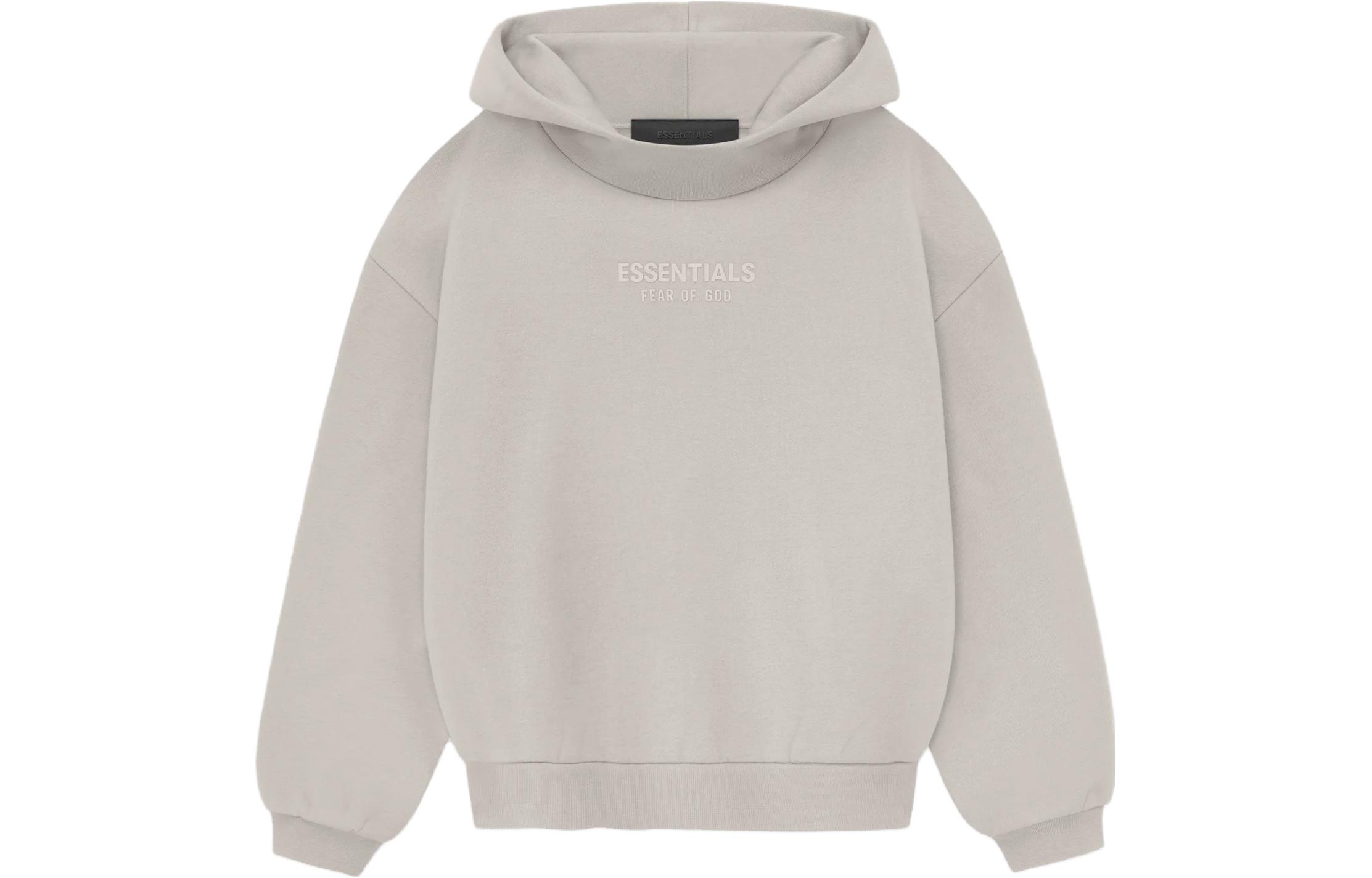 Худи Fear Fear of God Essentials Kids (серо-серебряное)