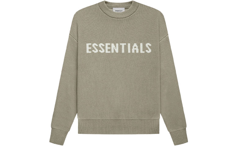 Свитер Fear of God Essentials FW21 Logo (фисташковый)