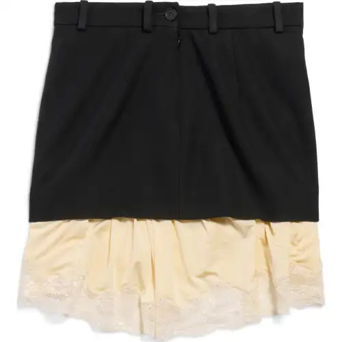 Balenciaga Lingerie Mini Tailored Skirt