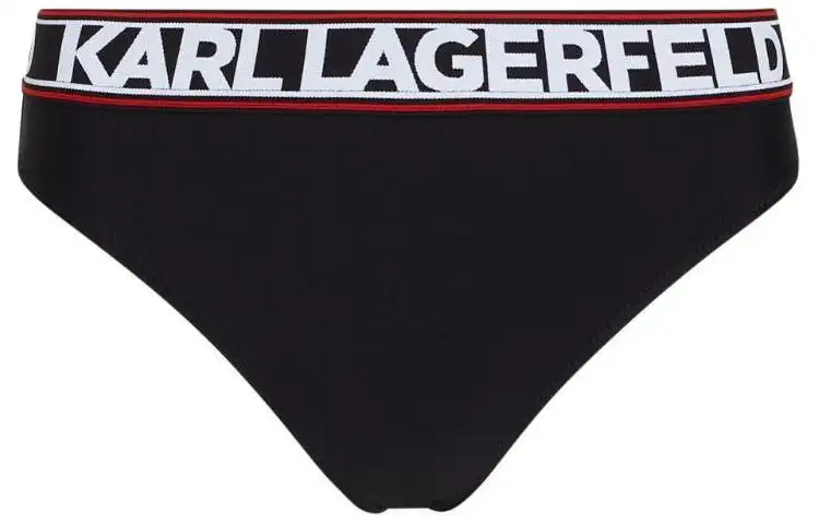Karl Lagerfeld Logo waistband Bikini Bottoms
