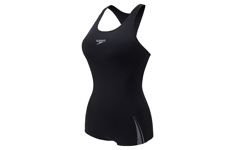 Speedo One Piece Swimsuits Women’s Black/Purple Casual Surf Swimsuit