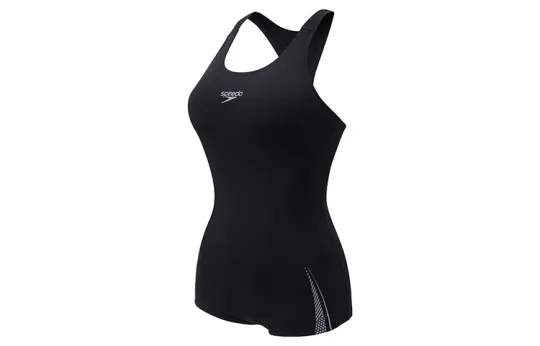 Speedo One Piece Swimsuits Women's Black/Purple Casual Surf Swimsuit