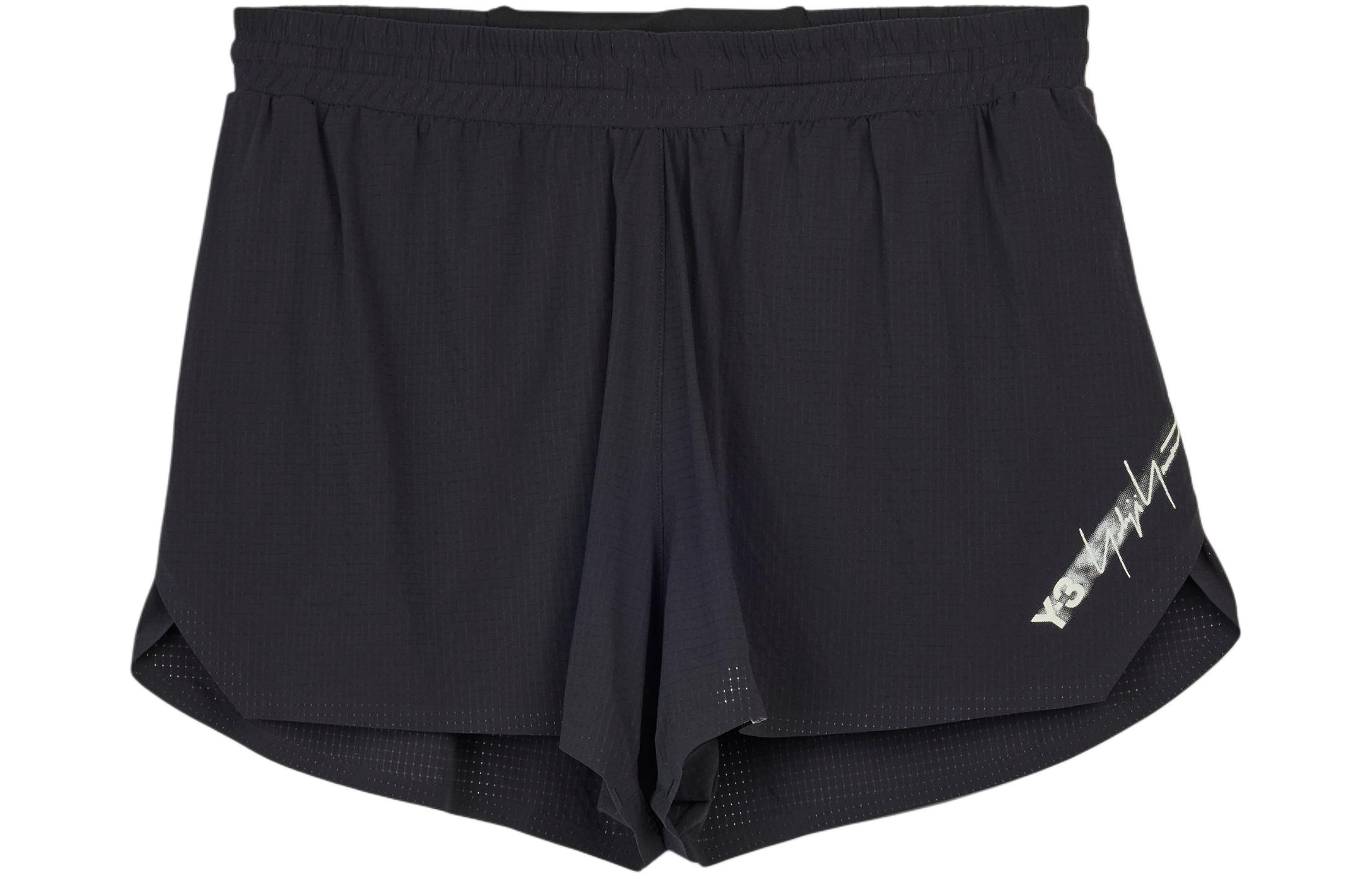 Y-3 signature-print shorts