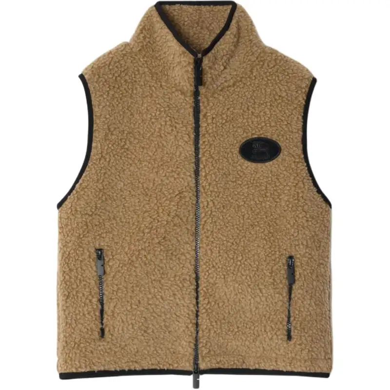 Burberry cropped fleece gilet