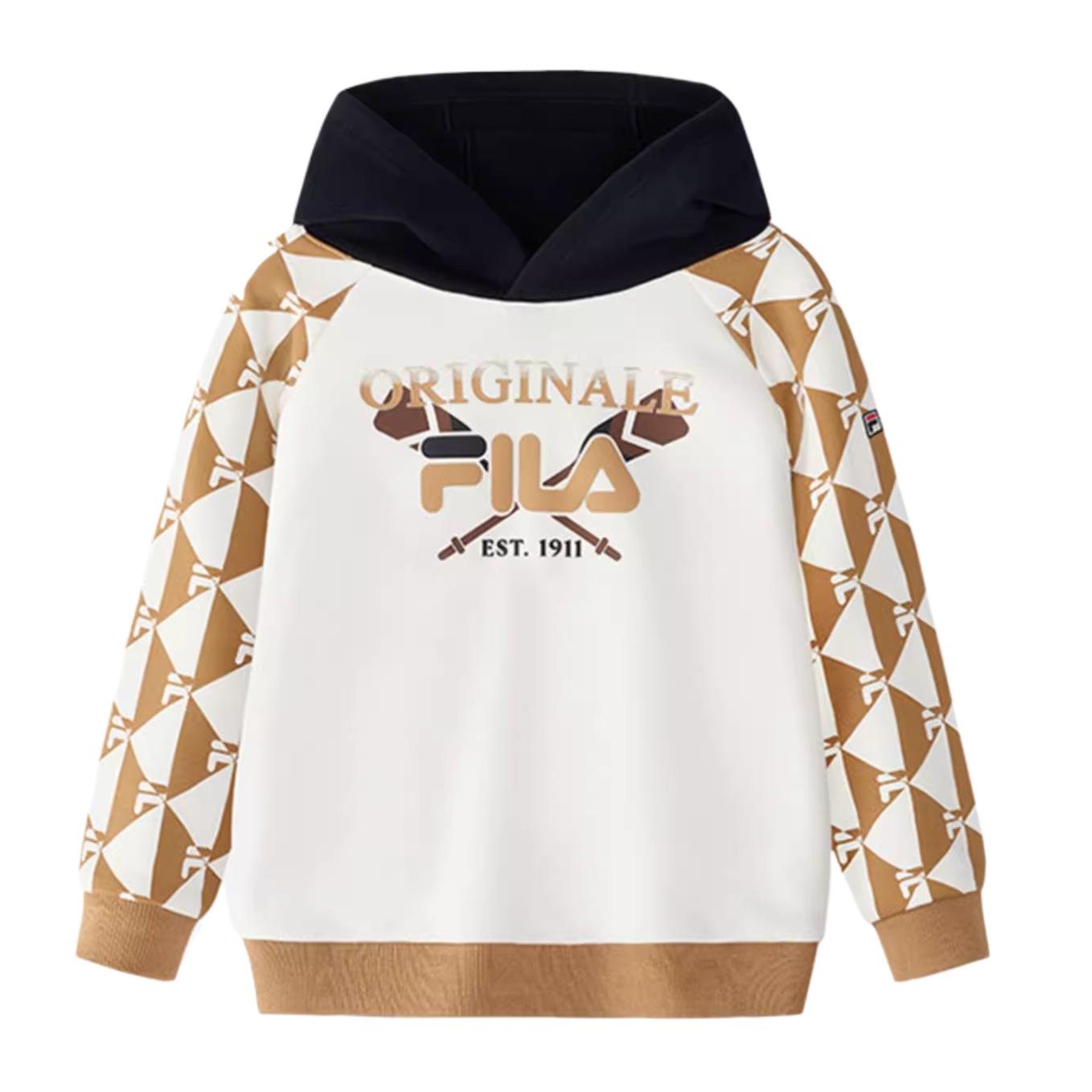 Мужское худи FILA KIDS ORIGINALE (белое)