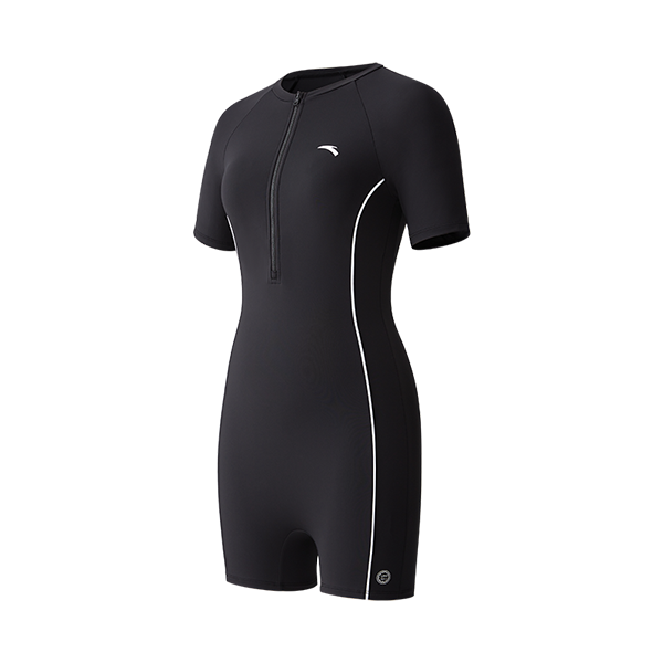 Anta Sun Protection One piece Swimsuit Women’s Basic Black