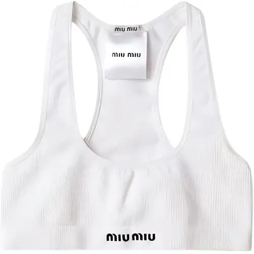 MIU MIU SS24 Sports Underwear Women's White