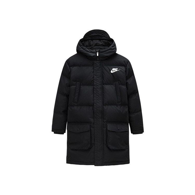 Пуховик Nike Swoosh Solstice (черный)