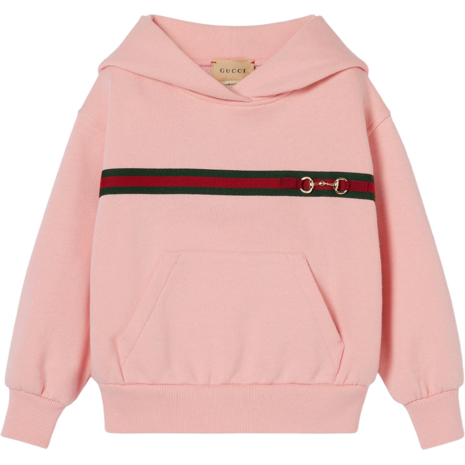 Детская худи Gucci FW24 Logo (розовая)