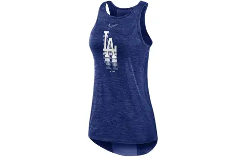 Nike Dri FIT Logo Fade MLB Los Angeles Dodgers Sport Vests Women's Blue