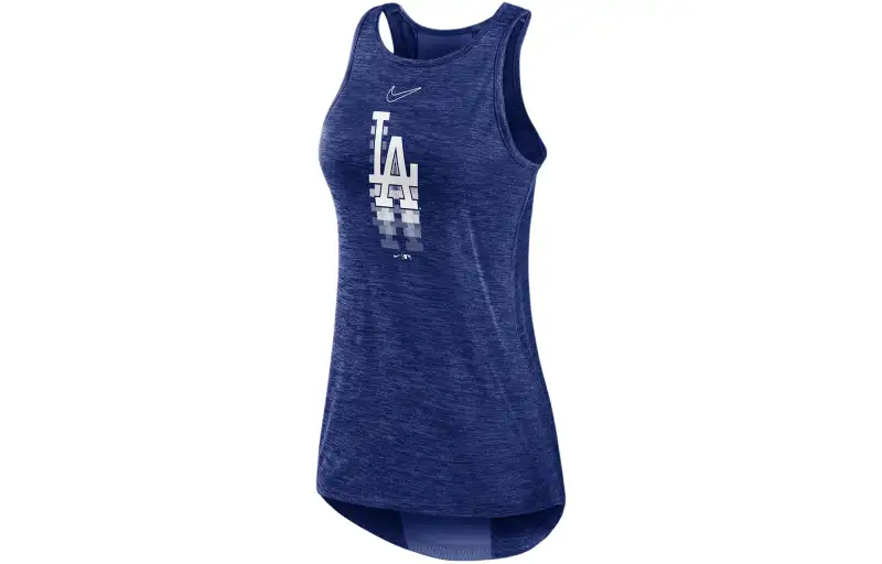 Nike Dri FIT Logo Fade MLB Los Angeles Dodgers Sport Vests Women's Blue