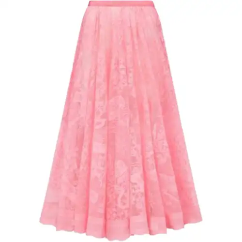 DIOR Casual Long Skirt Women's Pink