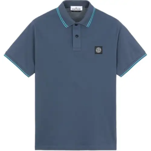 STONE ISLAND Polo Shirt Men's Blue