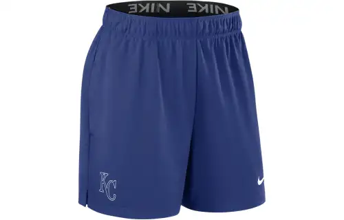 Nike Kansas City Royals Authentic Collection Practice Sports Shorts Women's Blue