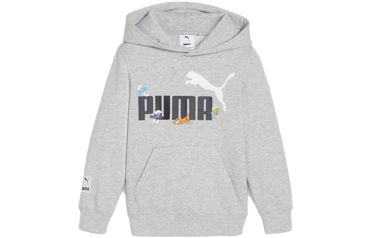 Мужское худи PUMA Puma x The Smurfs Hoodie (серое)