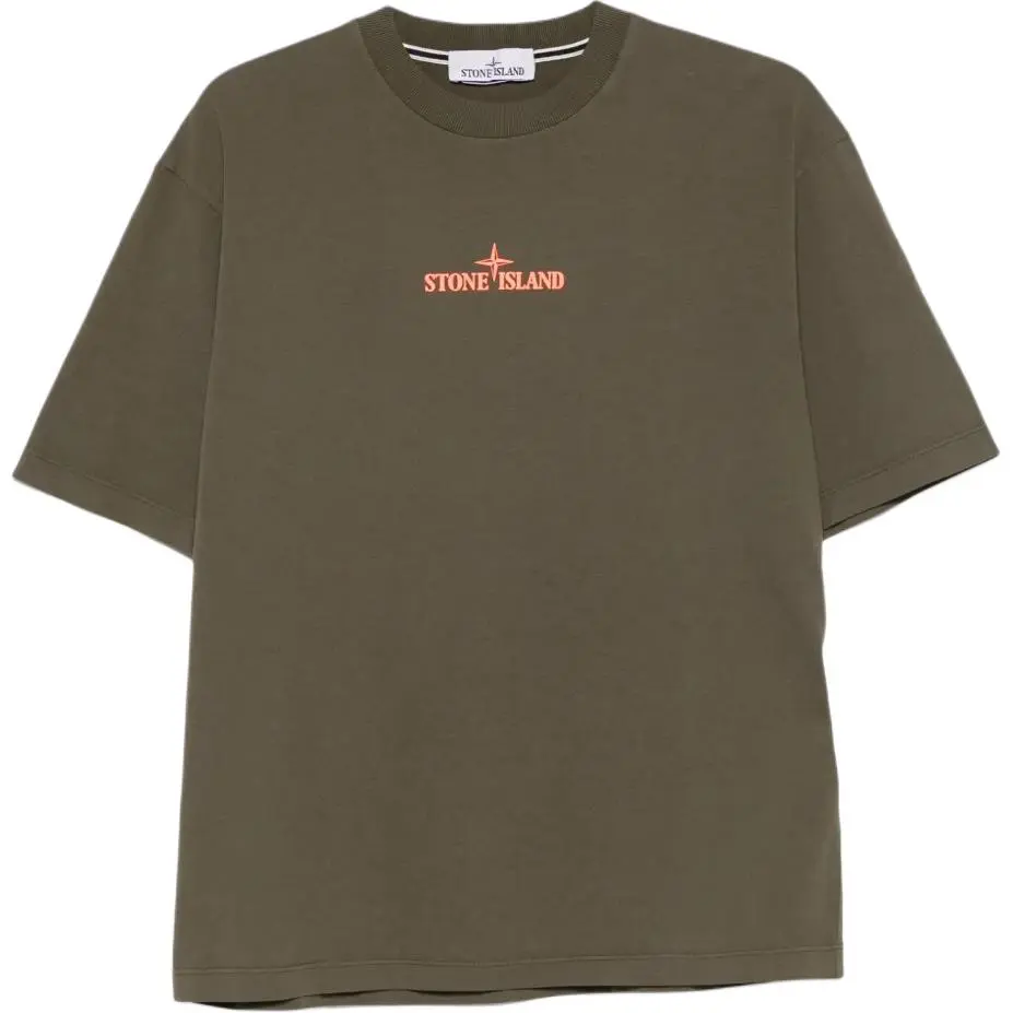 Stone Island logo-embossed T-shirt
