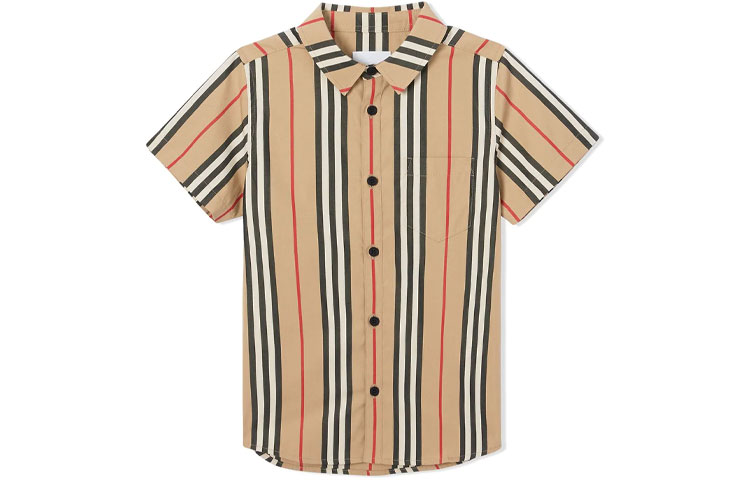 Детская рубашка Burberry (бежевая)