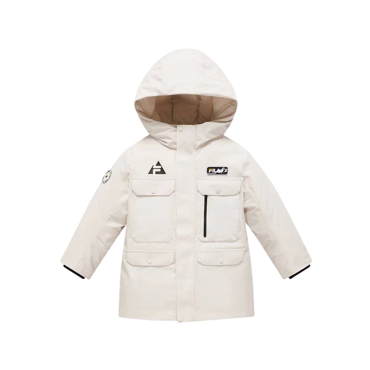 Детский пуховик Fila (серый)