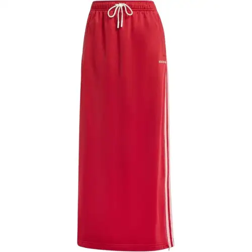 Adidas Originals Casual Long Skirt Women's Red