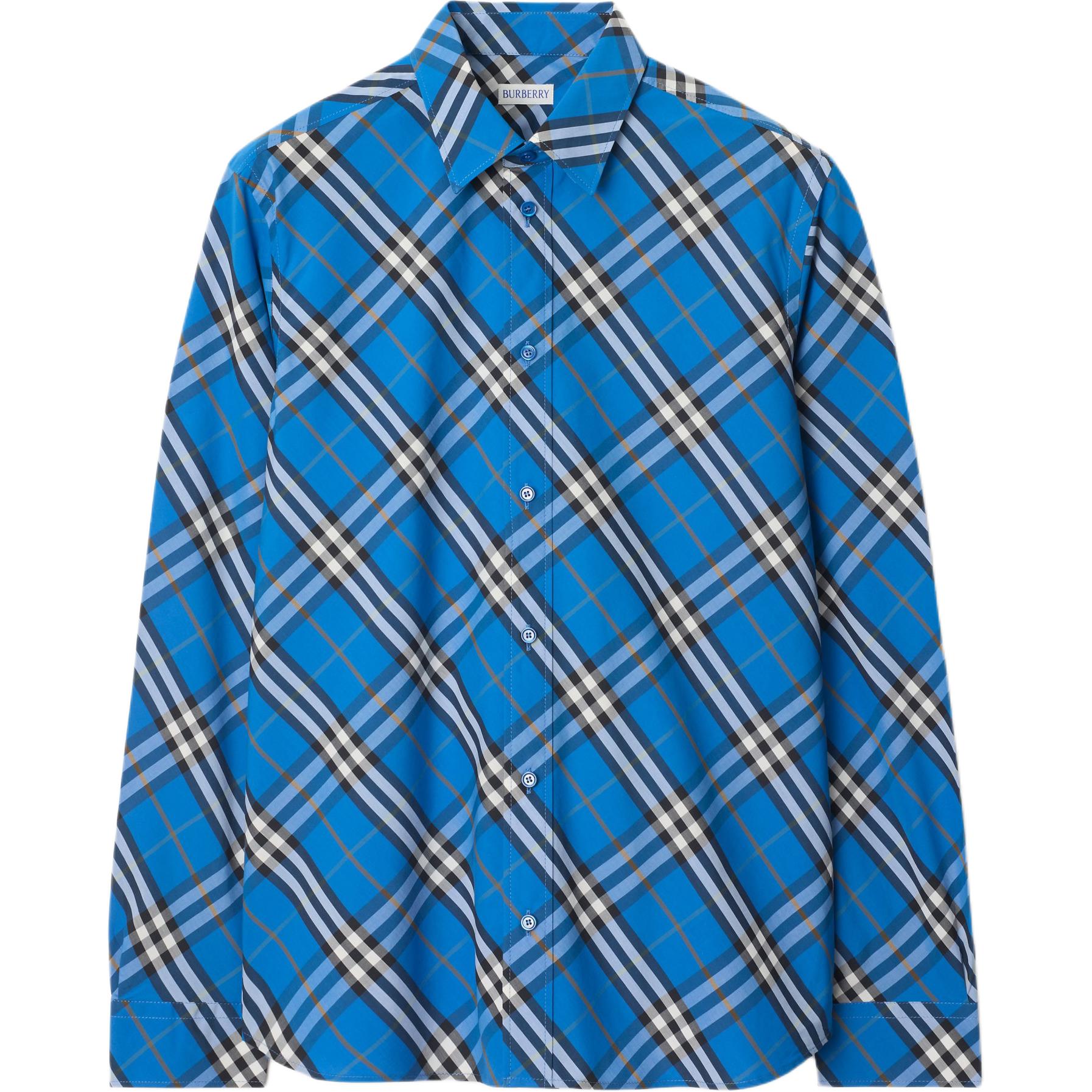 Мужская рубашка Burberry (синяя)