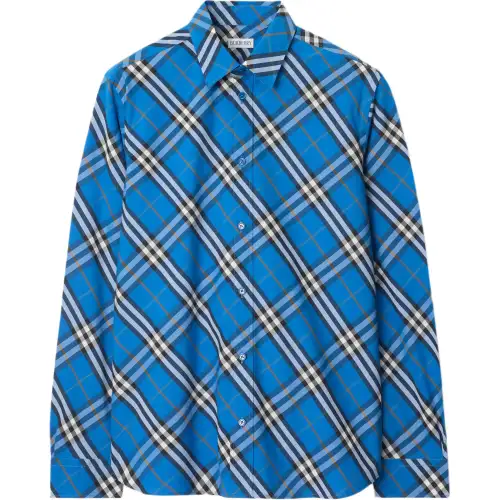 Burberry checked cotton shirt