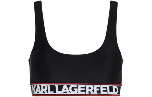 Karl Lagerfeld / Karl Lagerfeld Jeans logo-underband bikini top