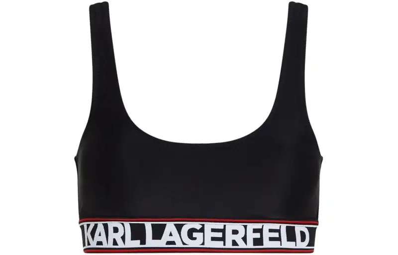Karl Lagerfeld / Karl Lagerfeld Jeans logo-underband bikini top