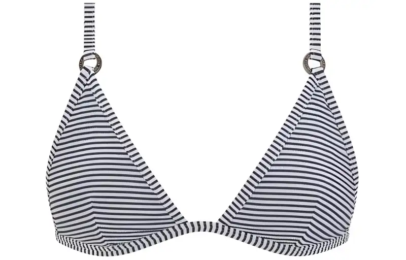 Christian DIOR Striped Bikini Top
