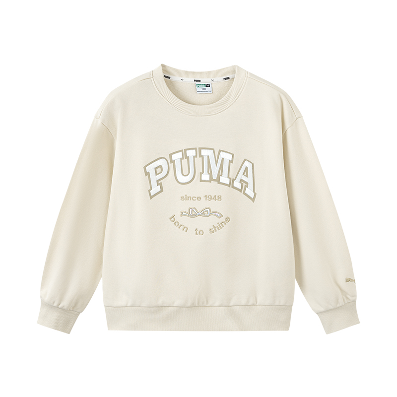 Женское худи PUMA SportstyleGRAPHICS CREW G 25 (бежевое)