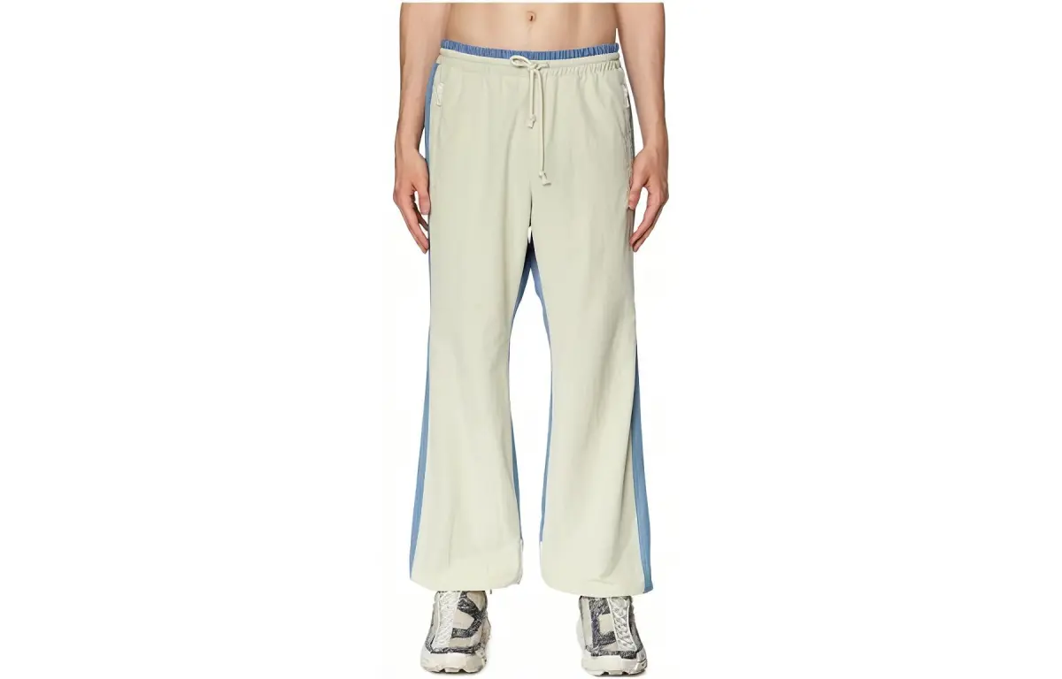 Diesel P-Bright Logo Patch Colour-Block Track Pants