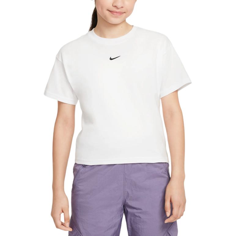 Женские футболка Nike Nike Sportswear Essentials T (белая)