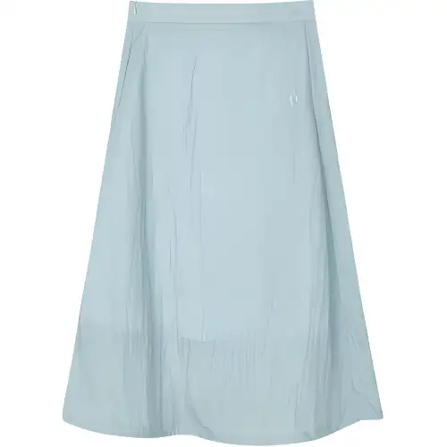 Skechers Elegant Diamond Collection Casual Long Skirt Women's Sky Gray Cyan