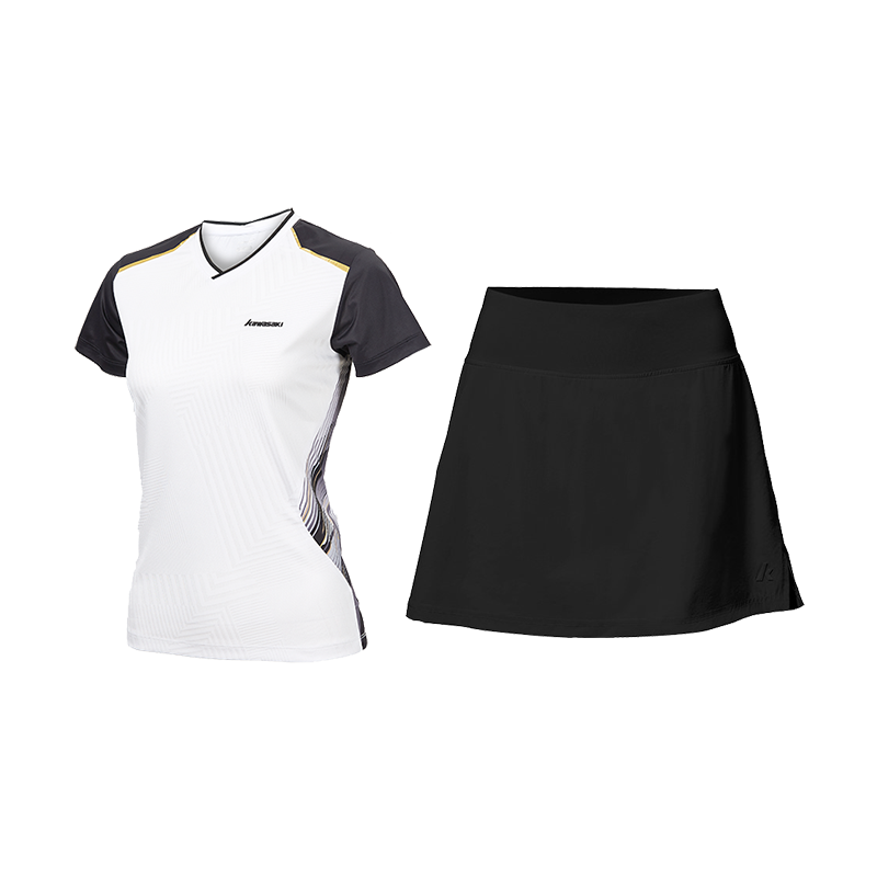Kawasaki Skirt Set Women’s 2 Pack Black Gold