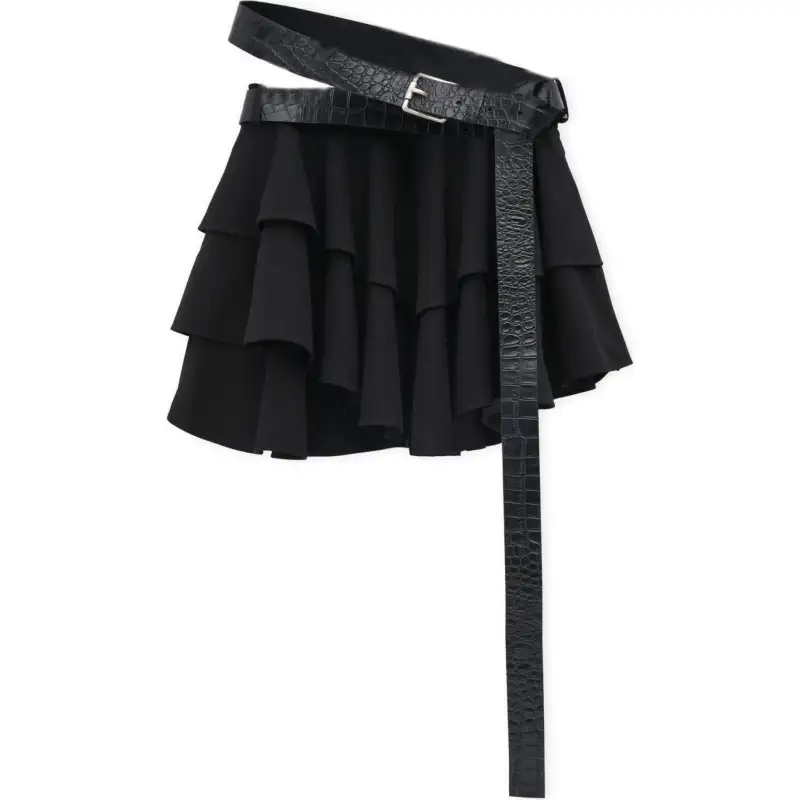 LOEWE SS25 Women's Pre Selection Collection Casual Short Skirts Women's Black