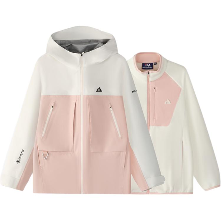 Женская куртка FILA KIDS x Dunhuang (белая)