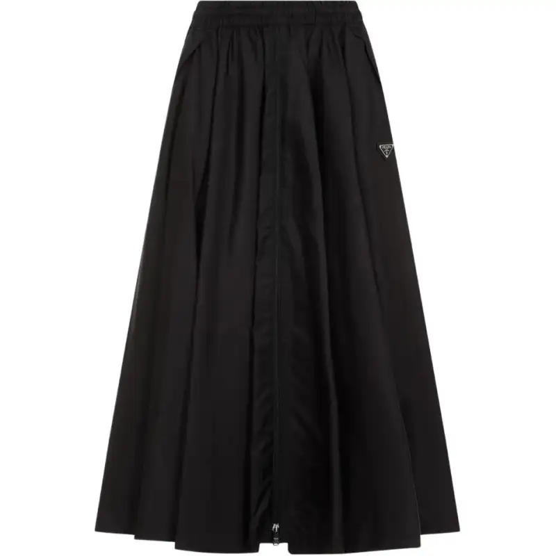 PRADA Casual Long Skirt Women's Black