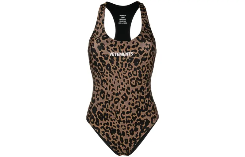 Vetements One Piece Swimsuits Women's Brown