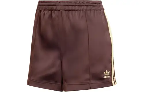 Adidas Originals Satin Three Room Shorts Sports Shorts Women's Coffee