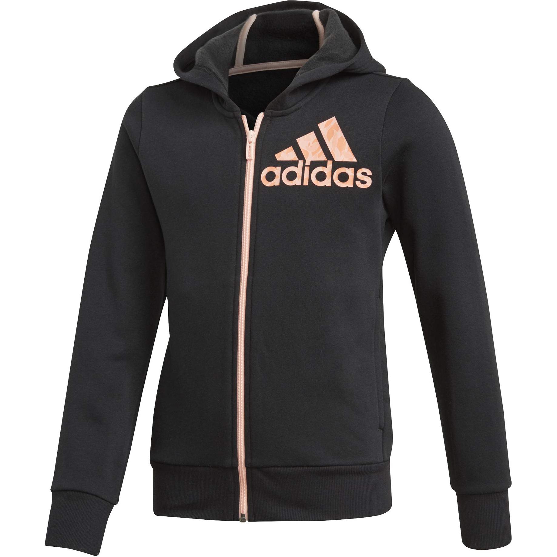 Подростковая куртка adidas (черная)